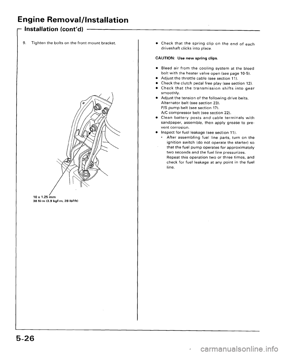 HONDA ACCORD 1995  Service Repair Manual 