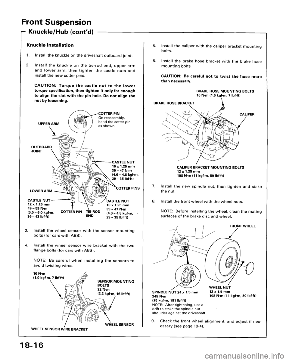HONDA ACCORD 1995  Service Repair Manual 