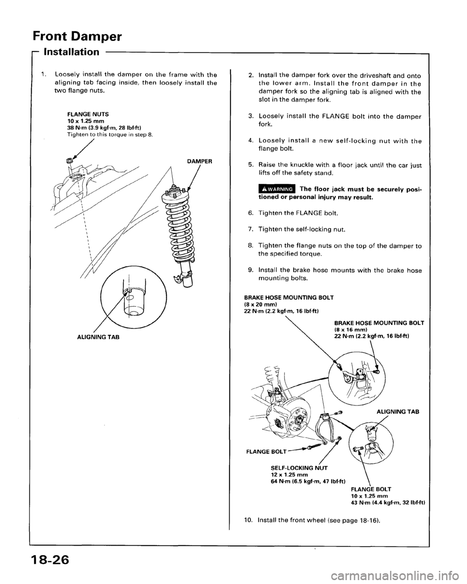 HONDA ACCORD 1995  Service Repair Manual 