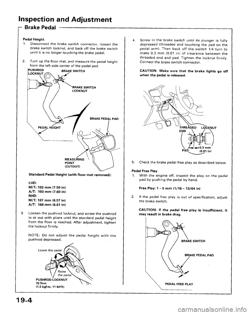 HONDA ACCORD 1995  Service Repair Manual 