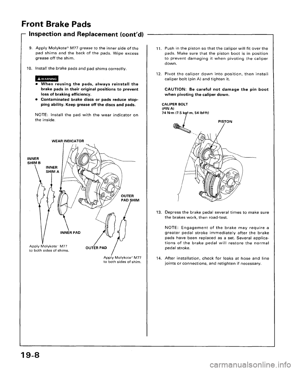 HONDA ACCORD 1995  Service Repair Manual 
