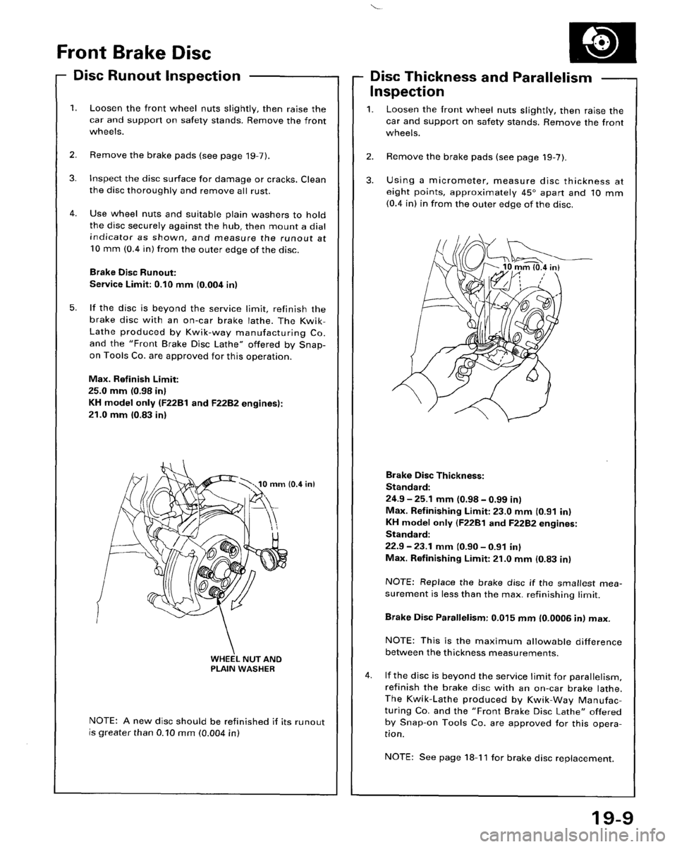 HONDA ACCORD 1995  Service Repair Manual 