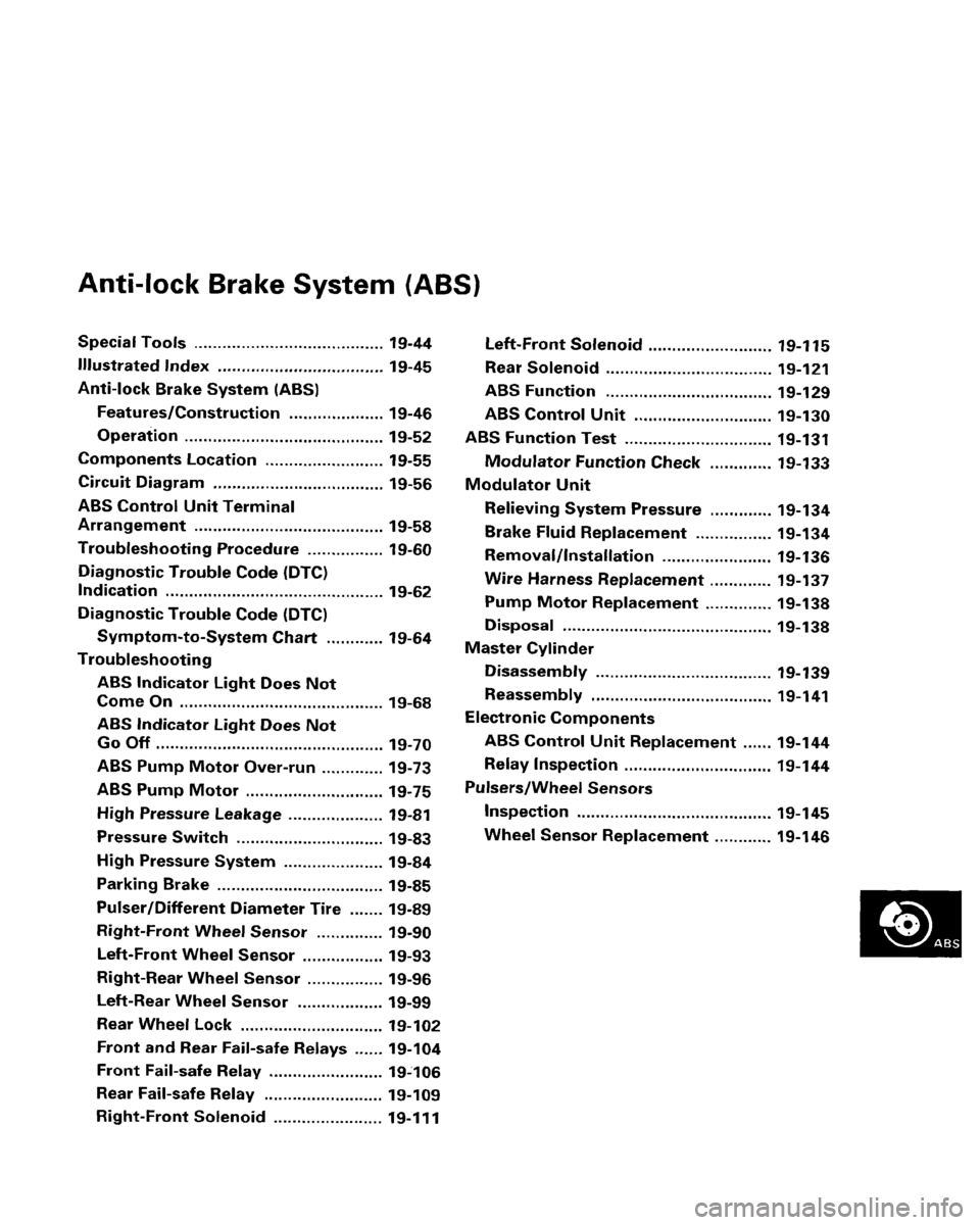 HONDA ACCORD 1995  Service Repair Manual 