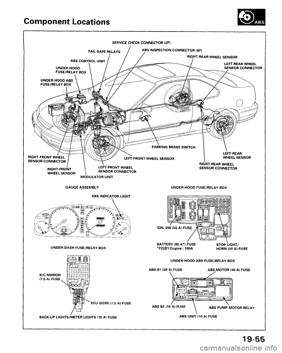 HONDA ACCORD 1995  Service Repair Manual 