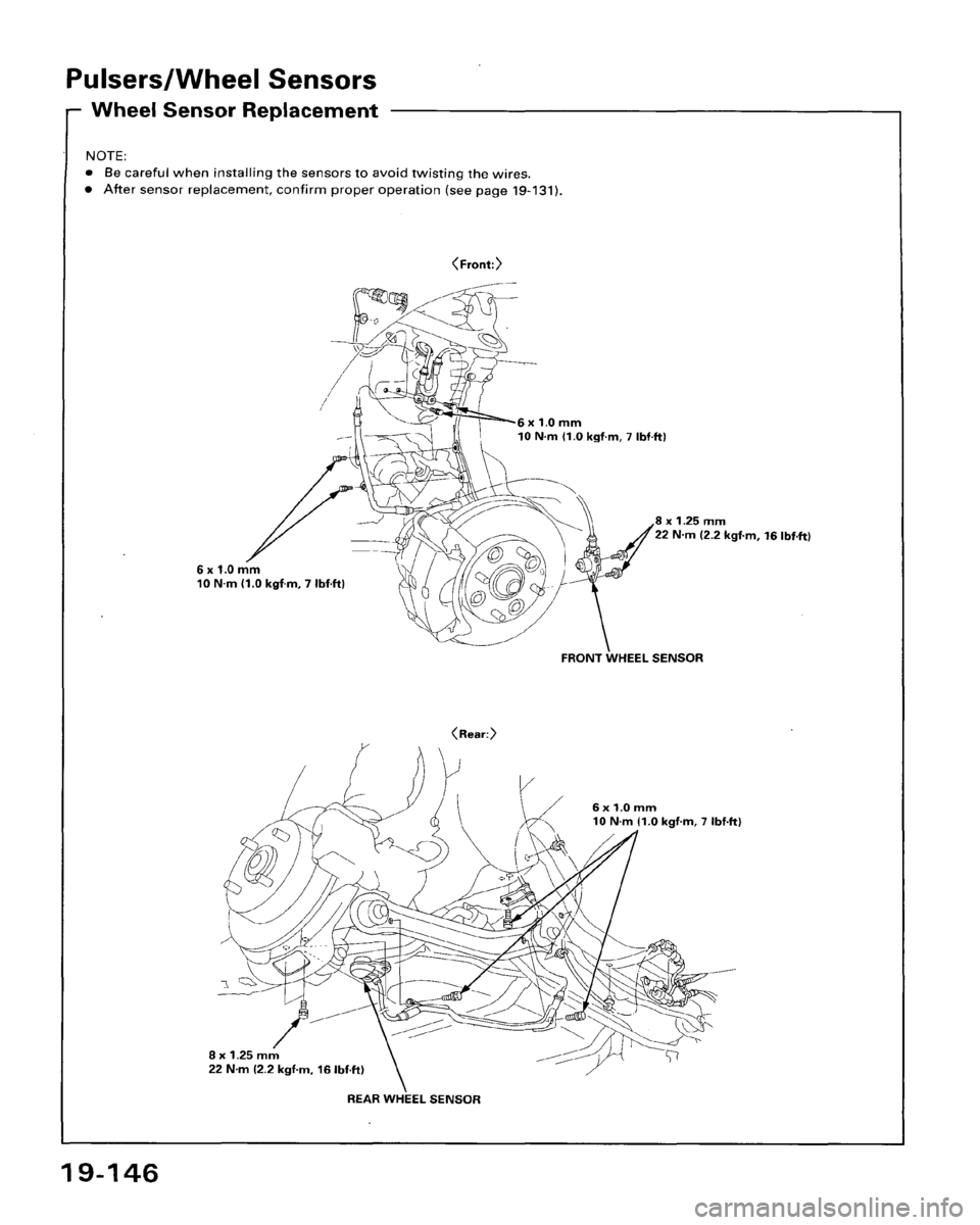 HONDA ACCORD 1995  Service Repair Manual 
