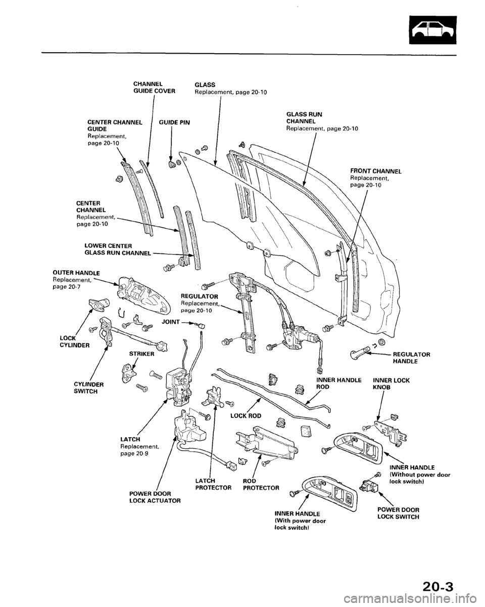 HONDA ACCORD 1995  Service Repair Manual 