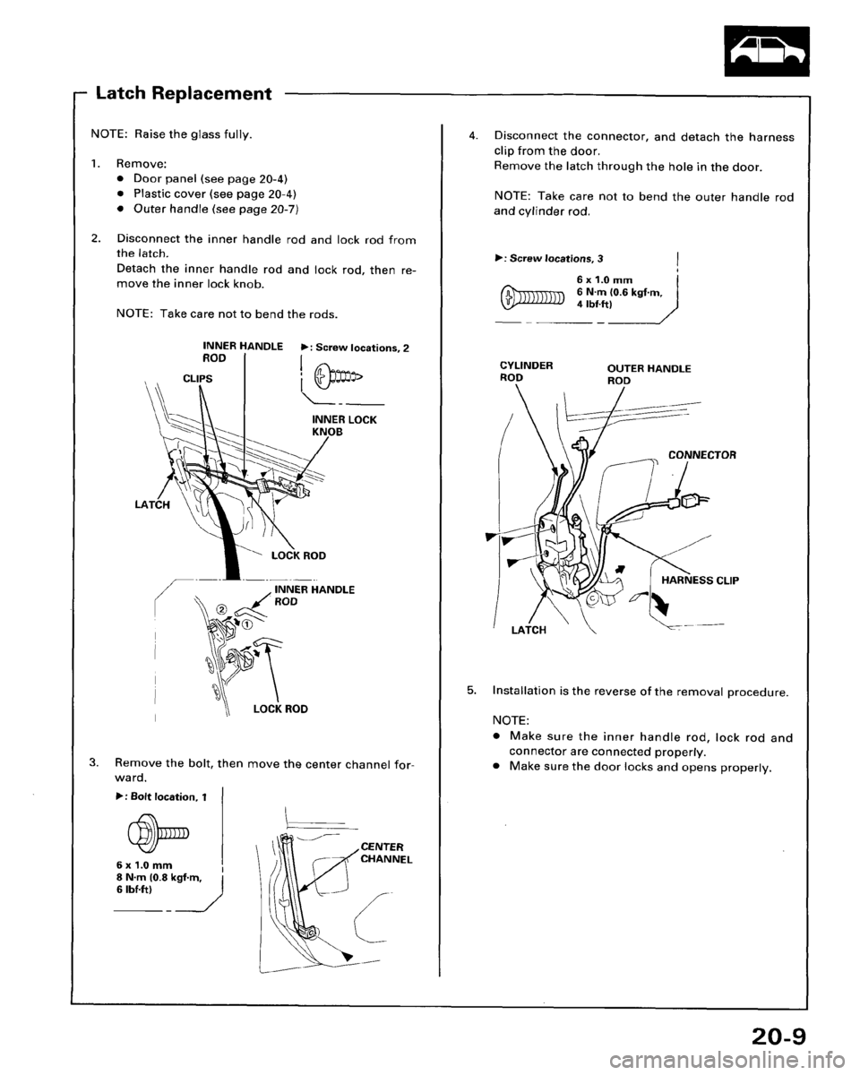 HONDA ACCORD 1995  Service Repair Manual 