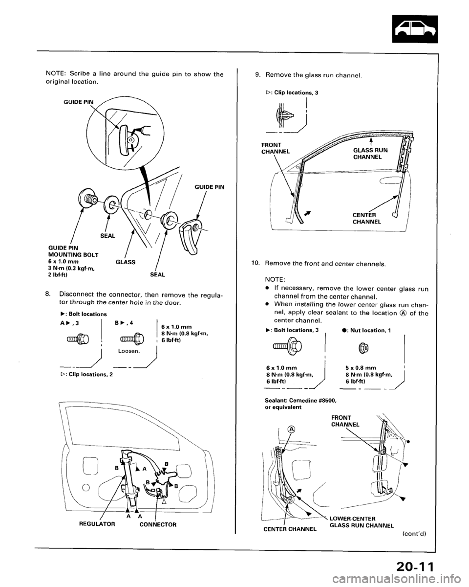 HONDA ACCORD 1995  Service Repair Manual 