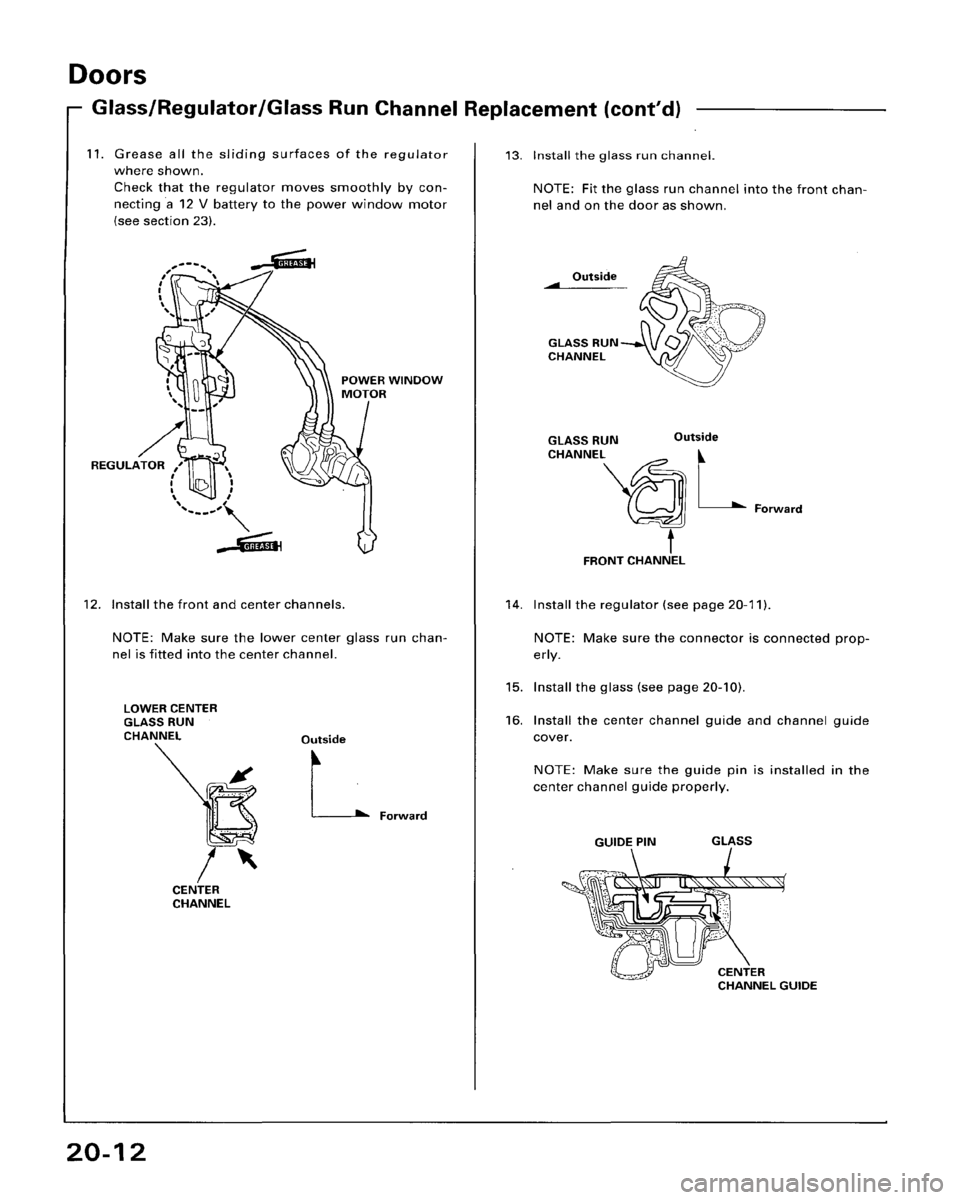 HONDA ACCORD 1995  Service Repair Manual 