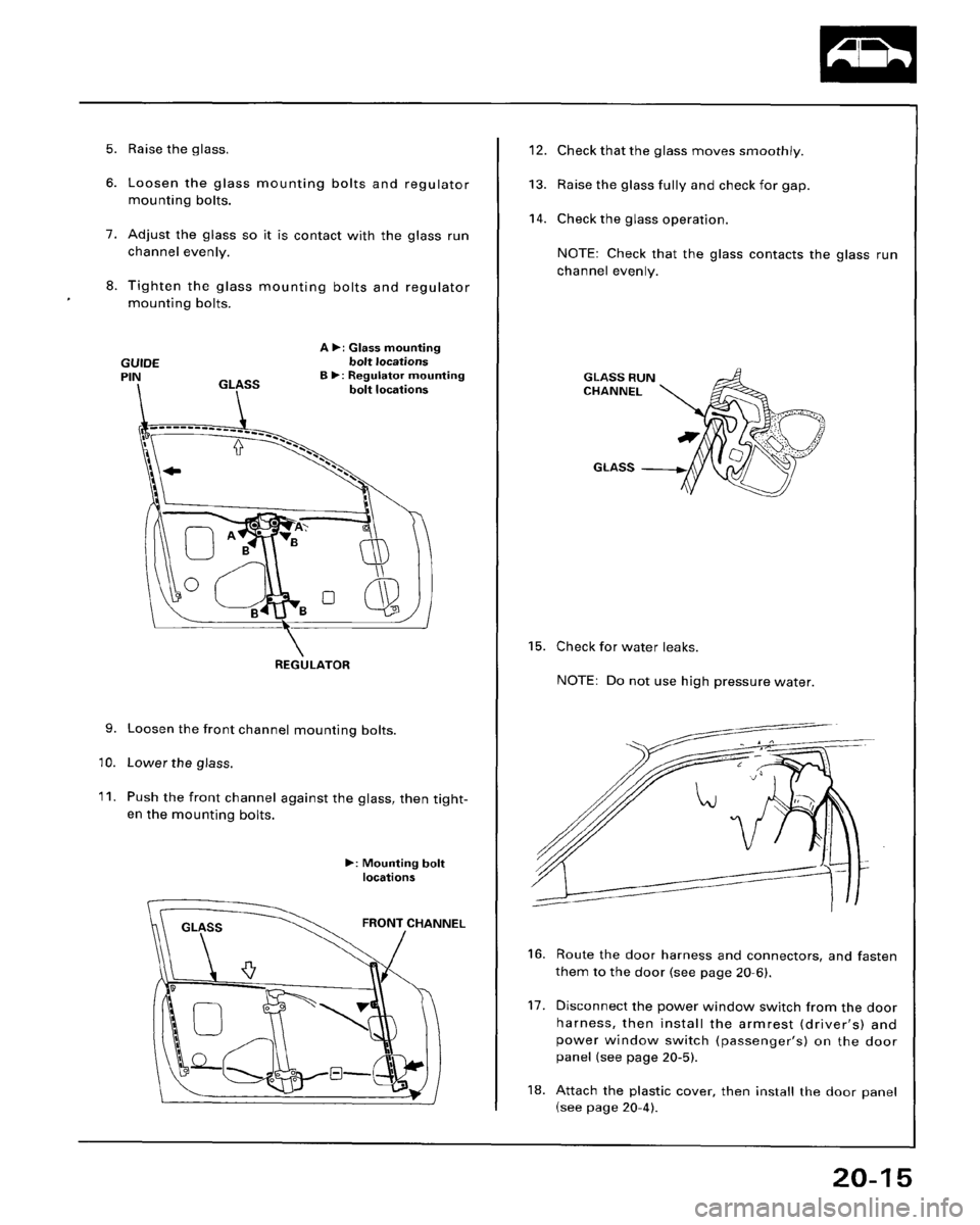 HONDA ACCORD 1995  Service Repair Manual 
