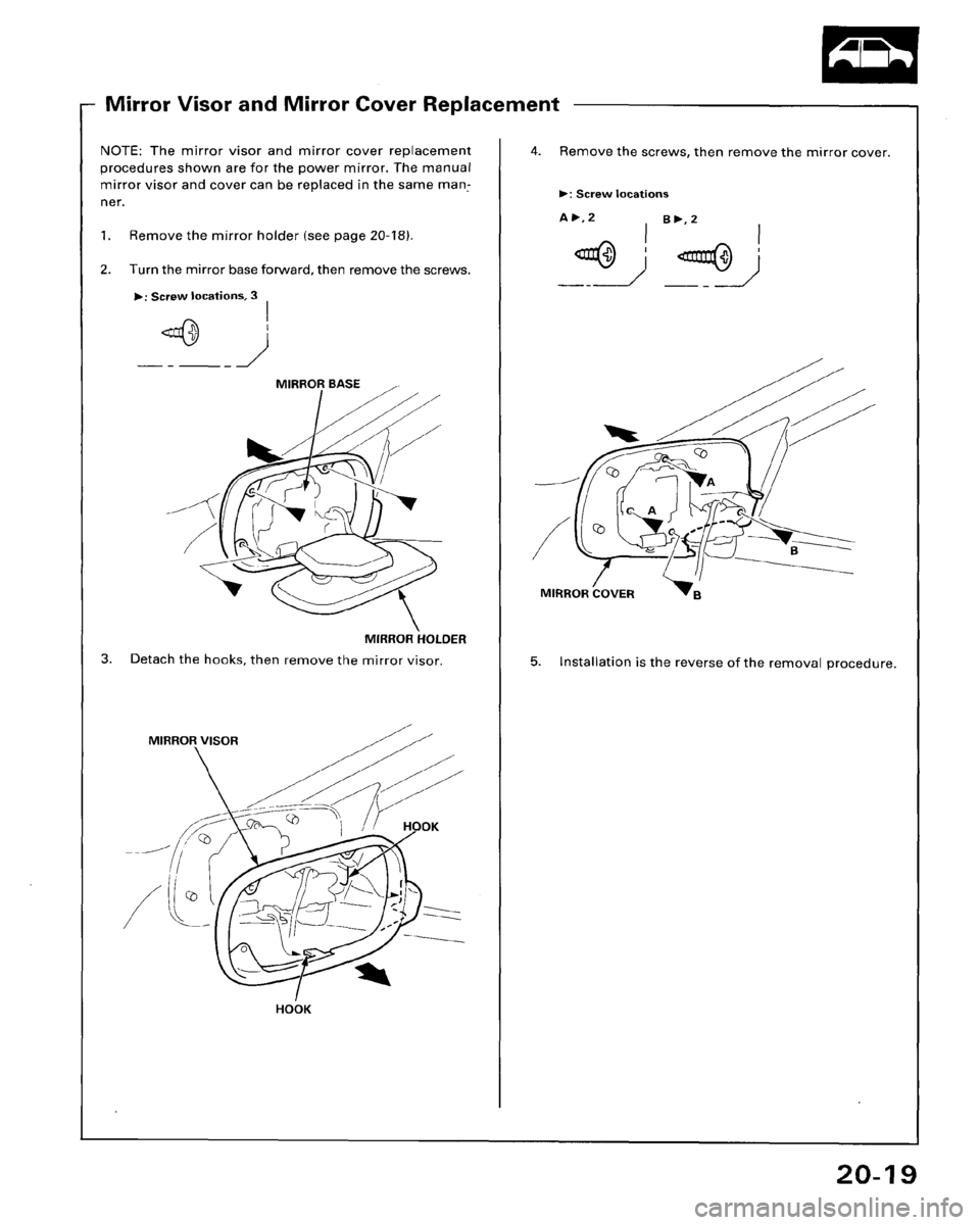 HONDA ACCORD 1995  Service Repair Manual 