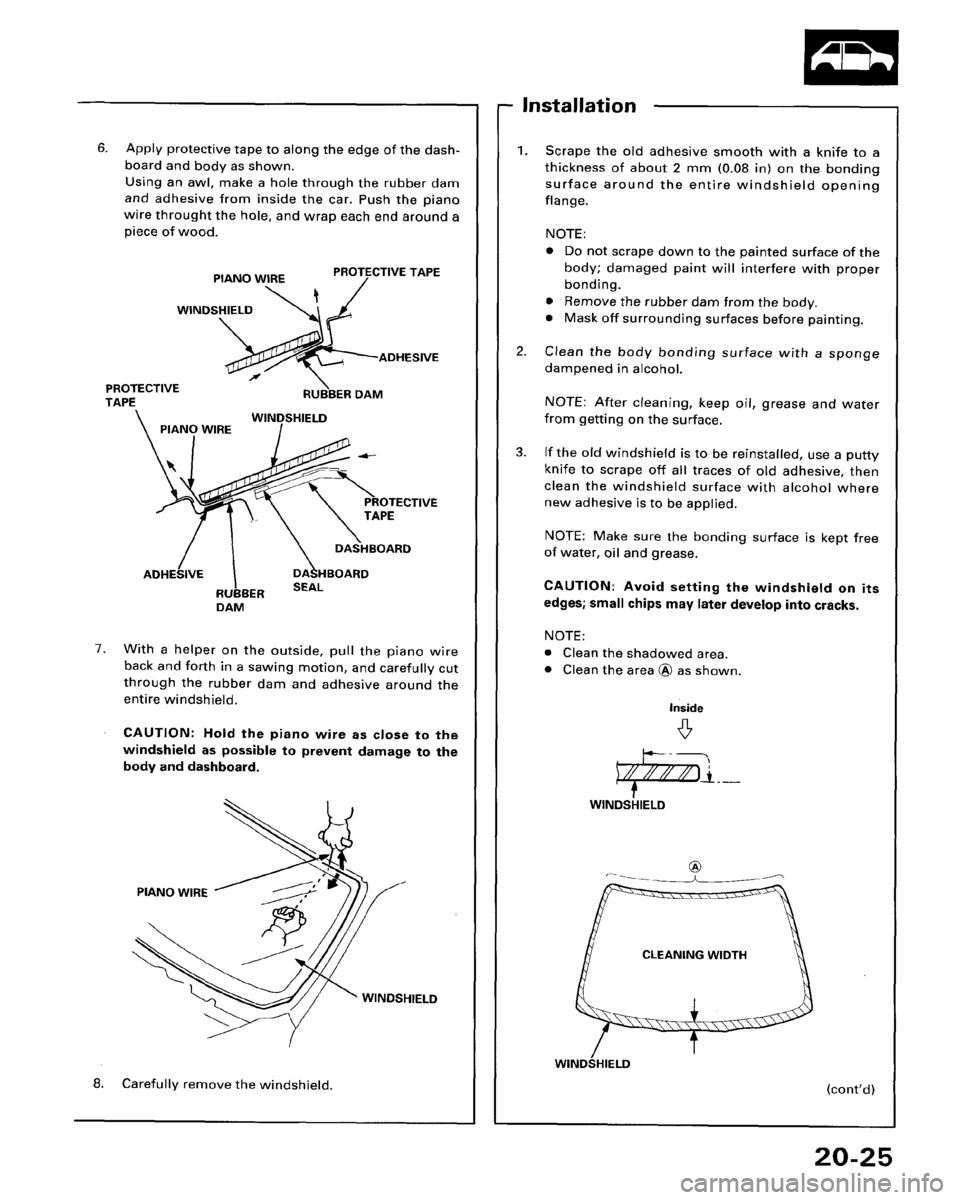 HONDA ACCORD 1995  Service Repair Manual 