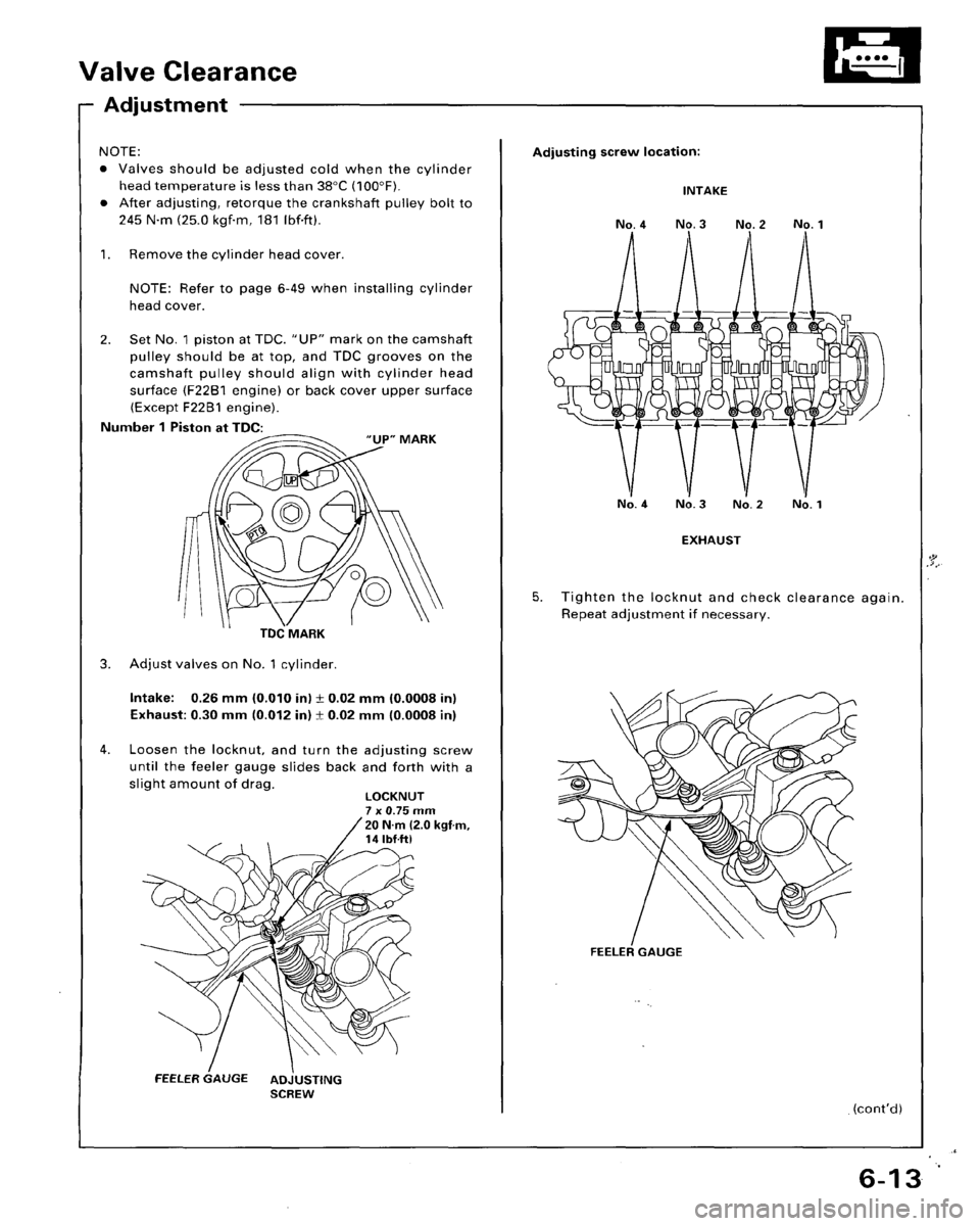 HONDA ACCORD 1995  Service Repair Manual 