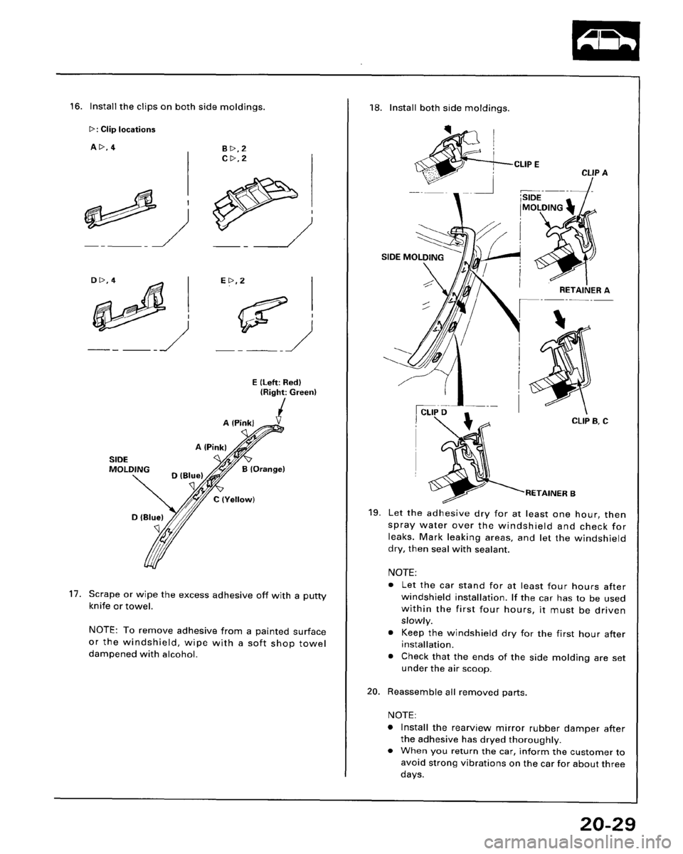 HONDA ACCORD 1995  Service Repair Manual 