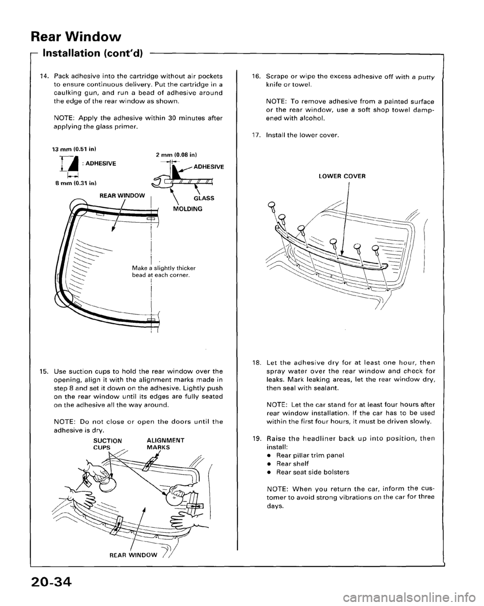 HONDA ACCORD 1995  Service Repair Manual 