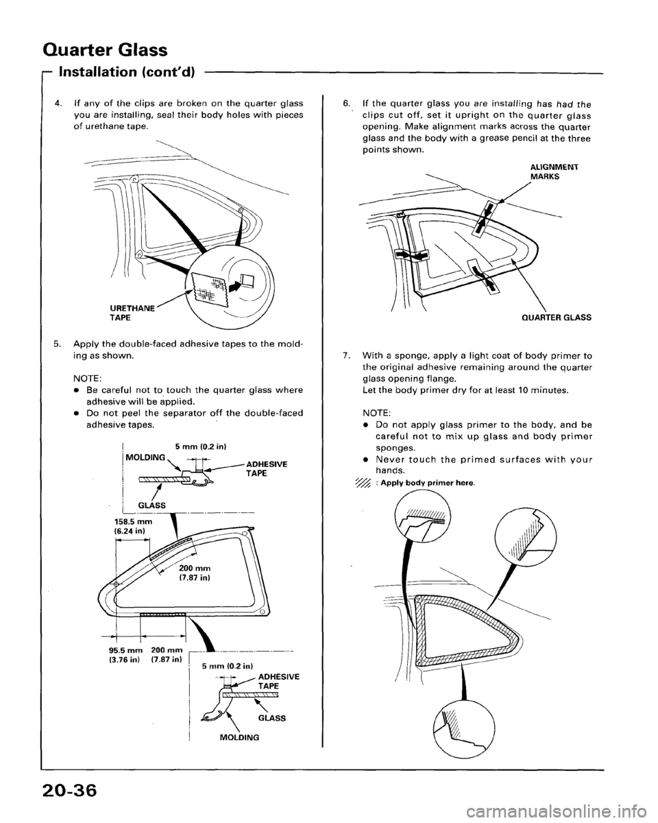 HONDA ACCORD 1995  Service Repair Manual 