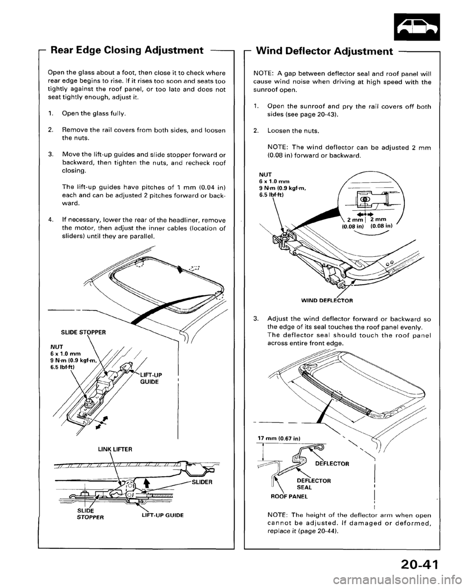 HONDA ACCORD 1995  Service Repair Manual 