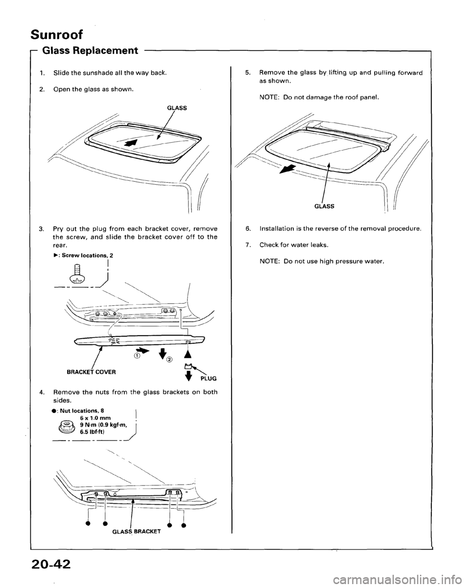 HONDA ACCORD 1995  Service Repair Manual 