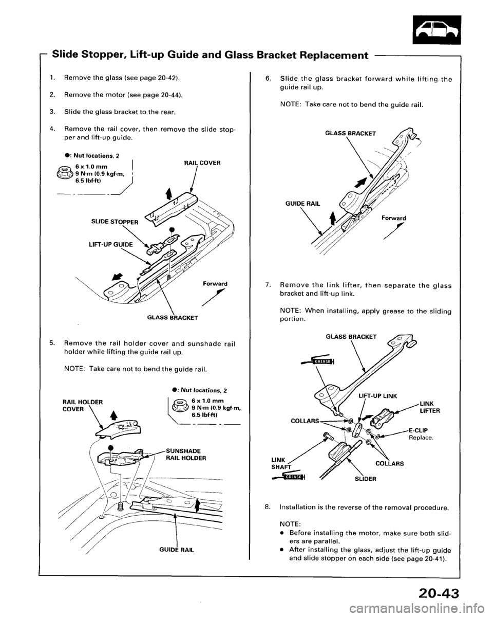 HONDA ACCORD 1995  Service Repair Manual 