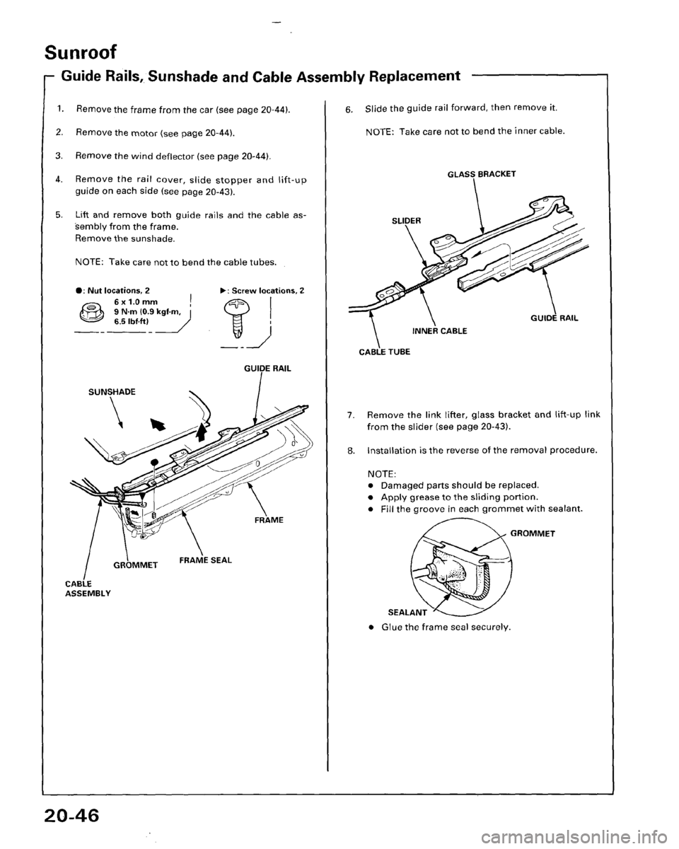 HONDA ACCORD 1995  Service Repair Manual 