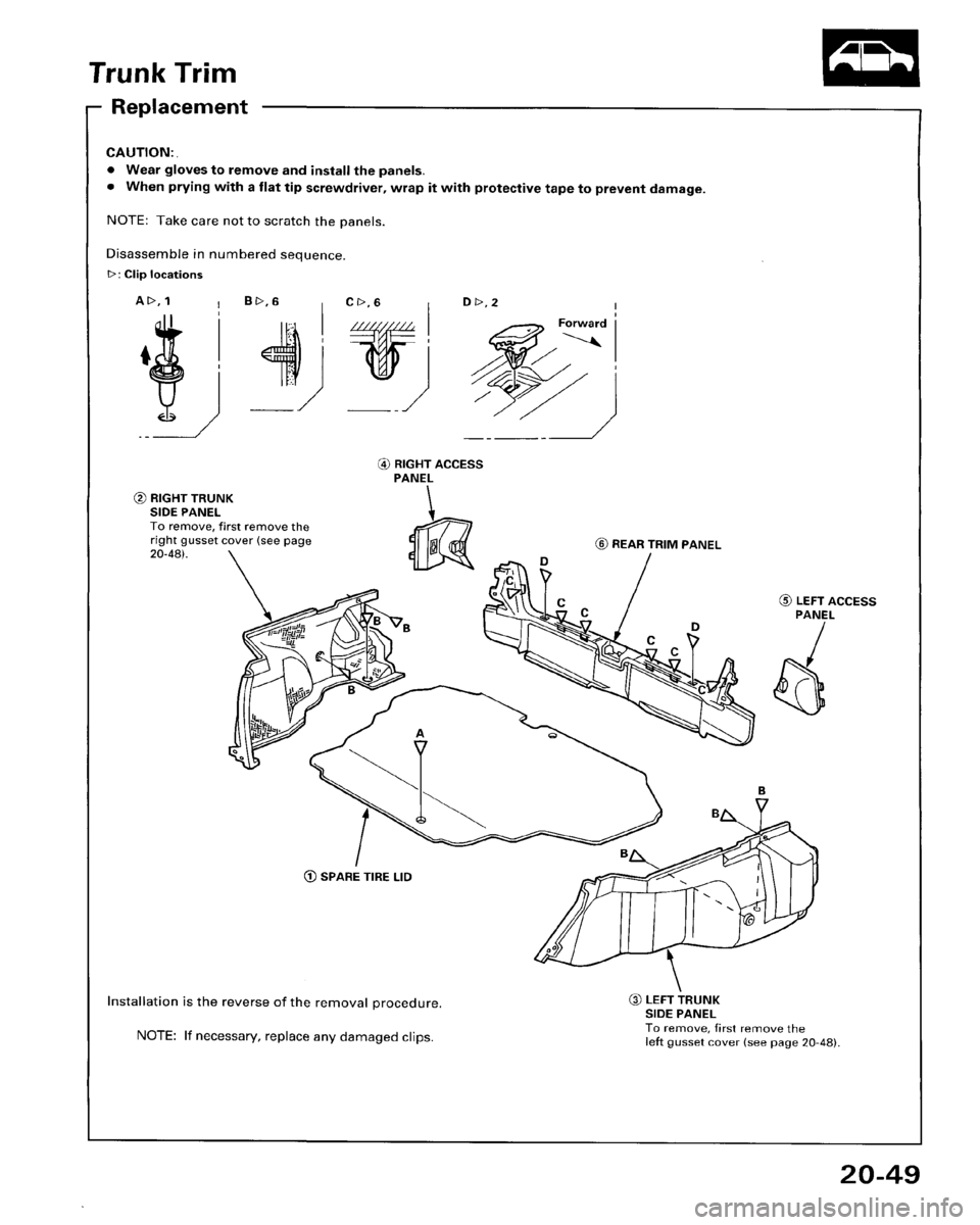 HONDA ACCORD 1995  Service Repair Manual 