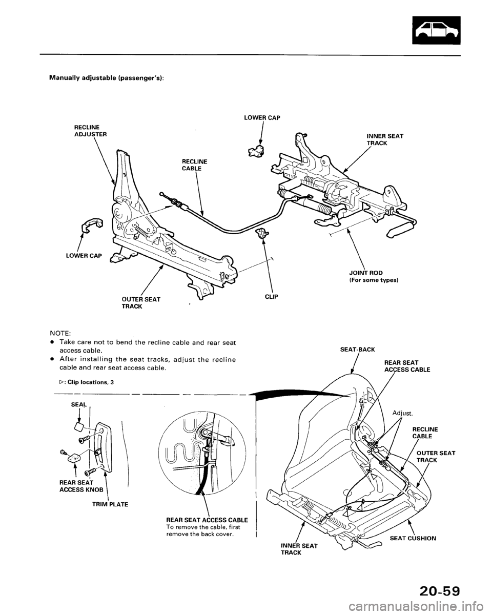 HONDA ACCORD 1995  Service Repair Manual 