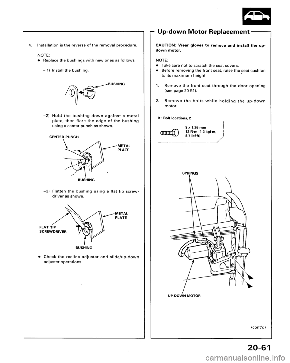 HONDA ACCORD 1995  Service Repair Manual 