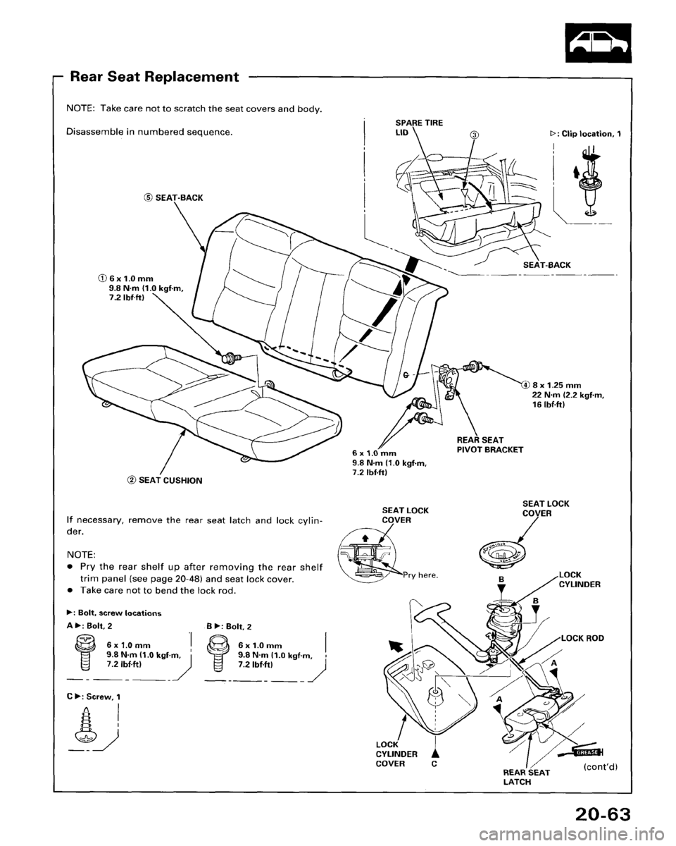 HONDA ACCORD 1995  Service Repair Manual 