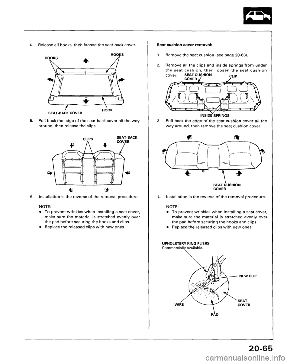 HONDA ACCORD 1995  Service Repair Manual 