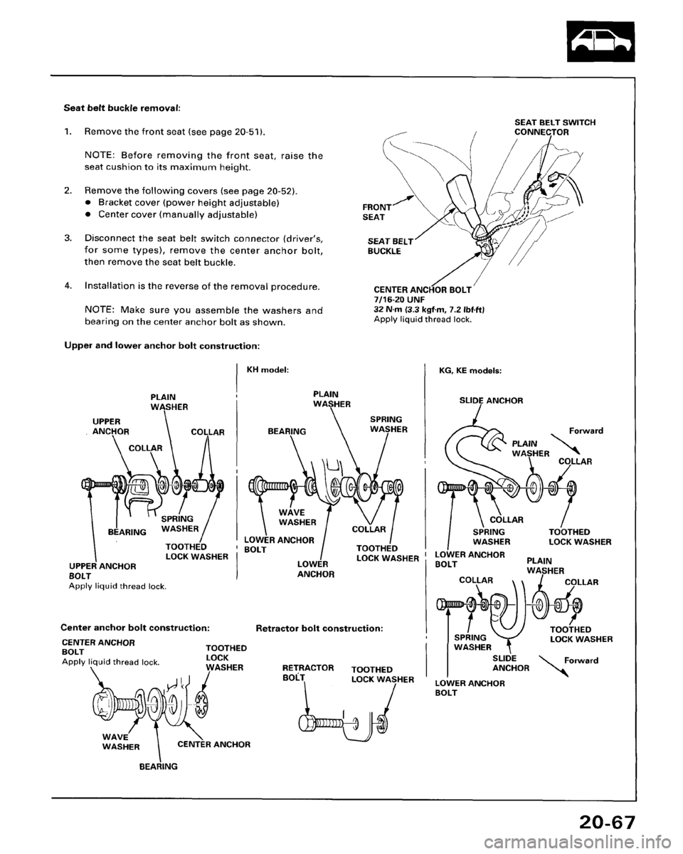 HONDA ACCORD 1995  Service Repair Manual 