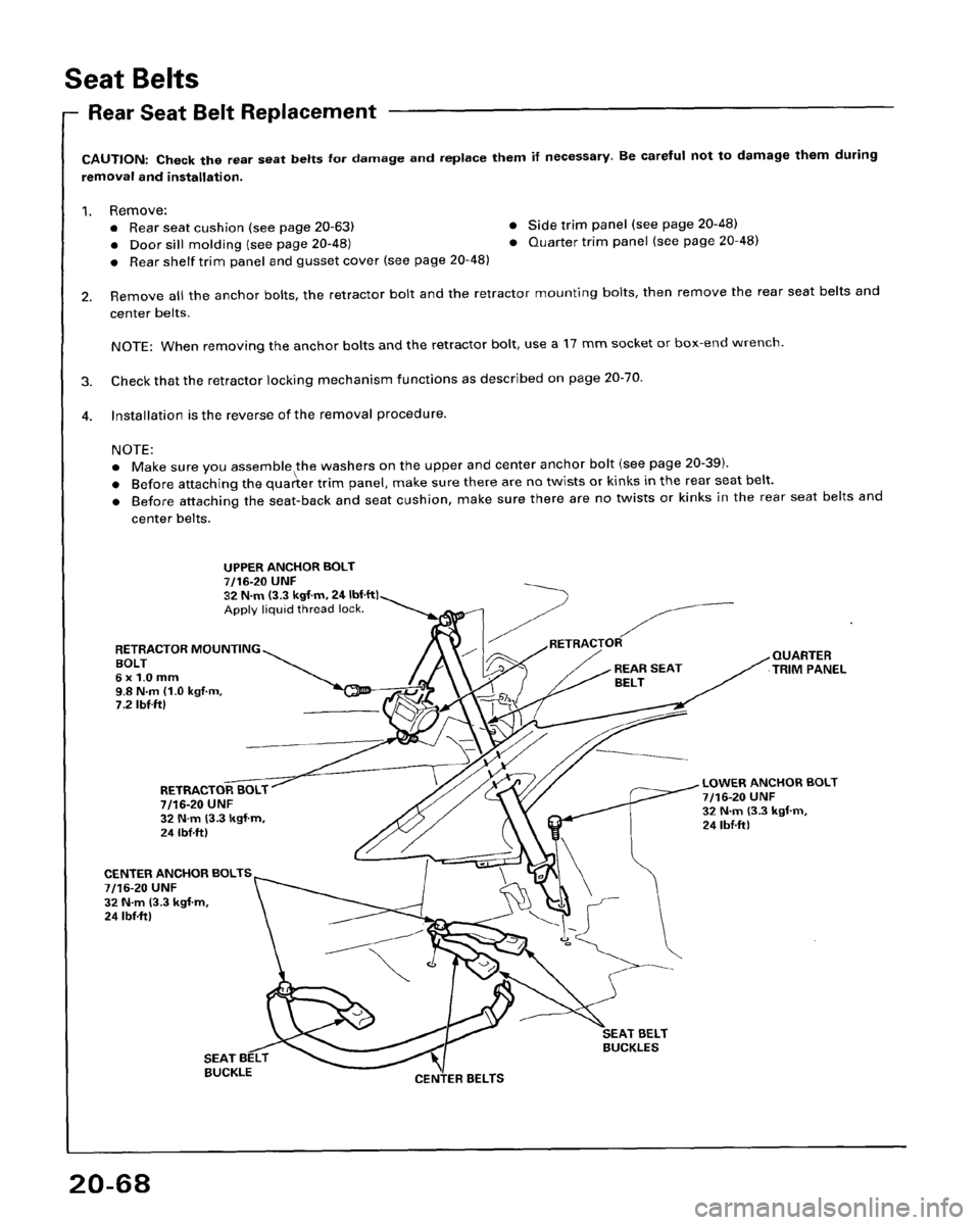 HONDA ACCORD 1995  Service Repair Manual 