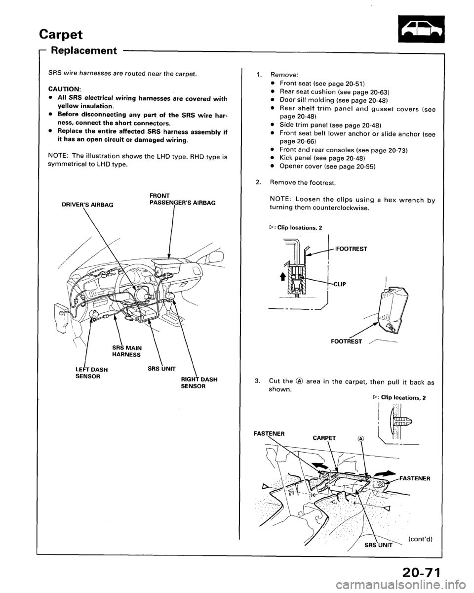 HONDA ACCORD 1995  Service Repair Manual 