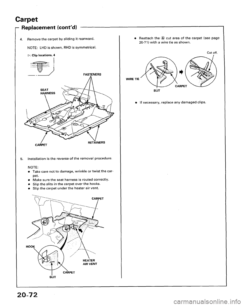 HONDA ACCORD 1995  Service Repair Manual 