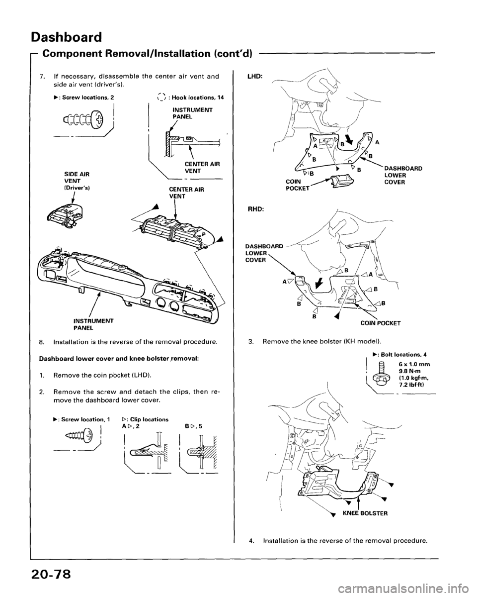 HONDA ACCORD 1995  Service Repair Manual 
