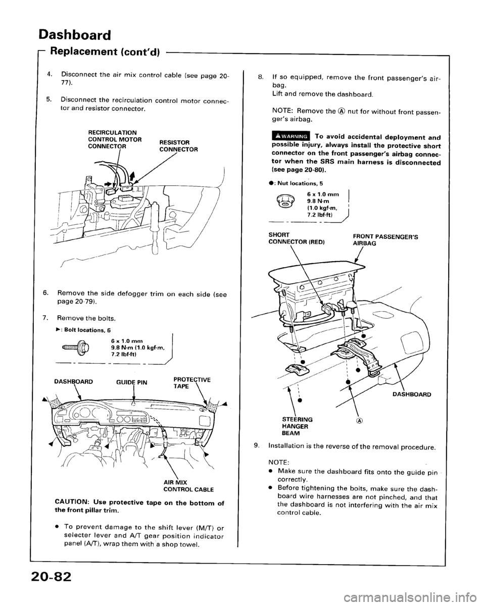 HONDA ACCORD 1995  Service Repair Manual 