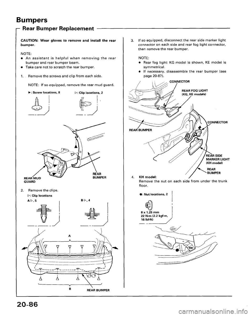 HONDA ACCORD 1995  Service Repair Manual 