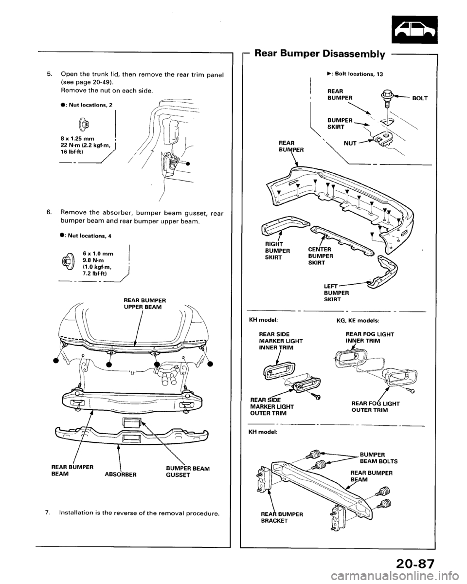 HONDA ACCORD 1995  Service Repair Manual 
