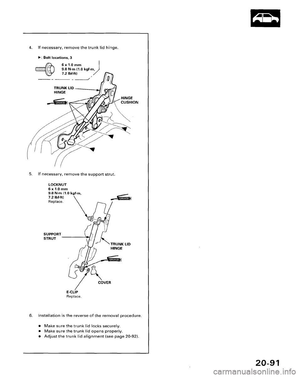 HONDA ACCORD 1995  Service Repair Manual 