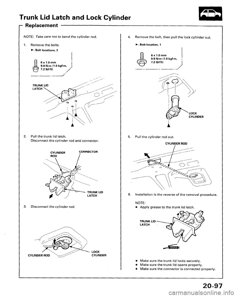 HONDA ACCORD 1995  Service Repair Manual 