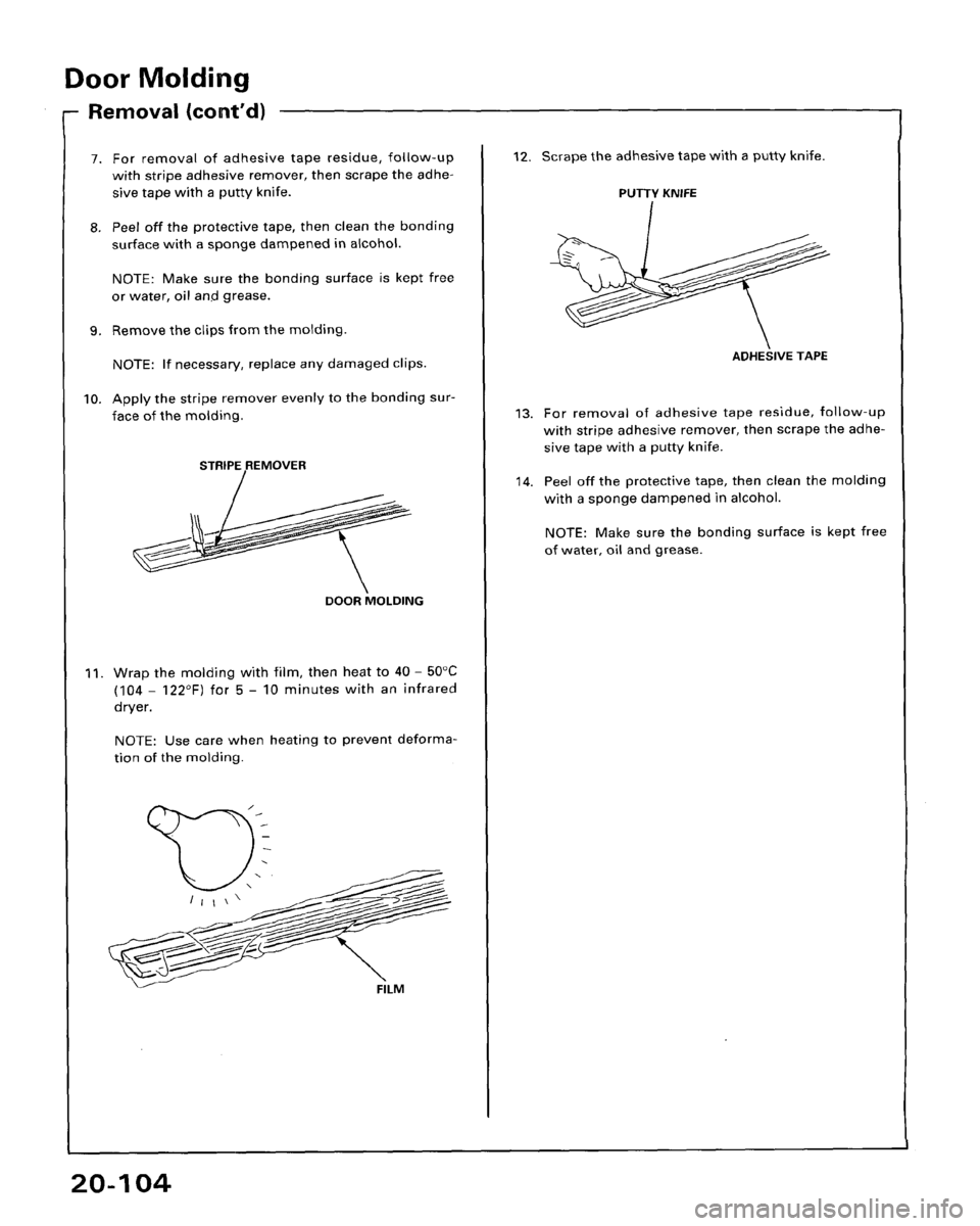 HONDA ACCORD 1995  Service Repair Manual 