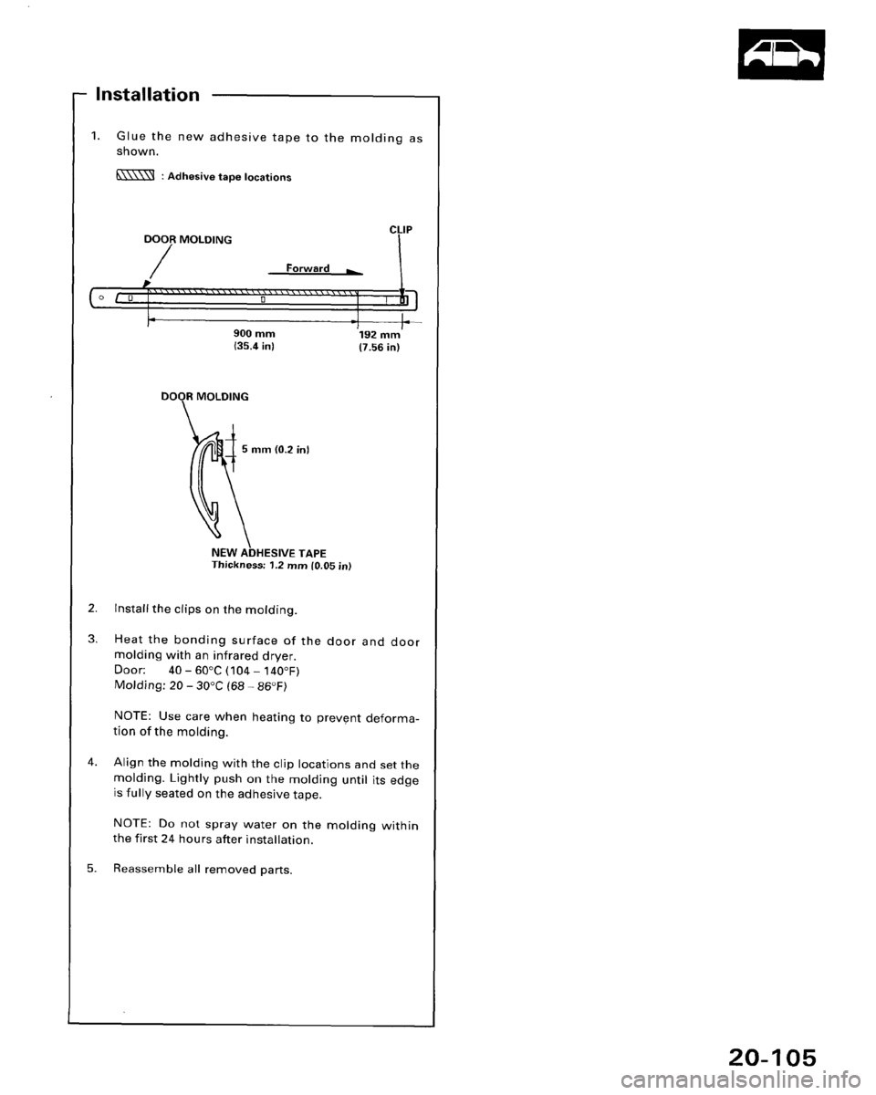 HONDA ACCORD 1995  Service Repair Manual 