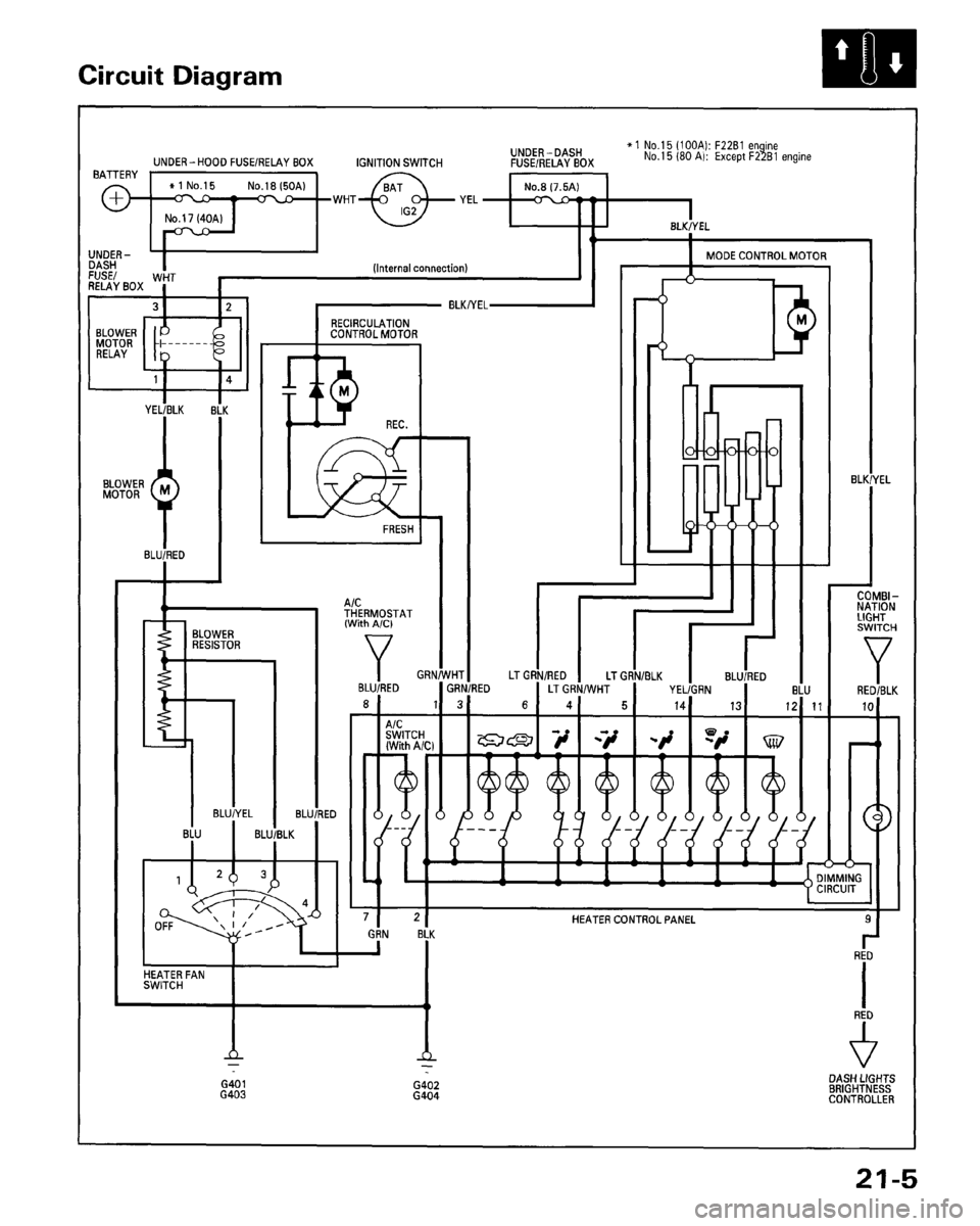 HONDA ACCORD 1995  Service Repair Manual 