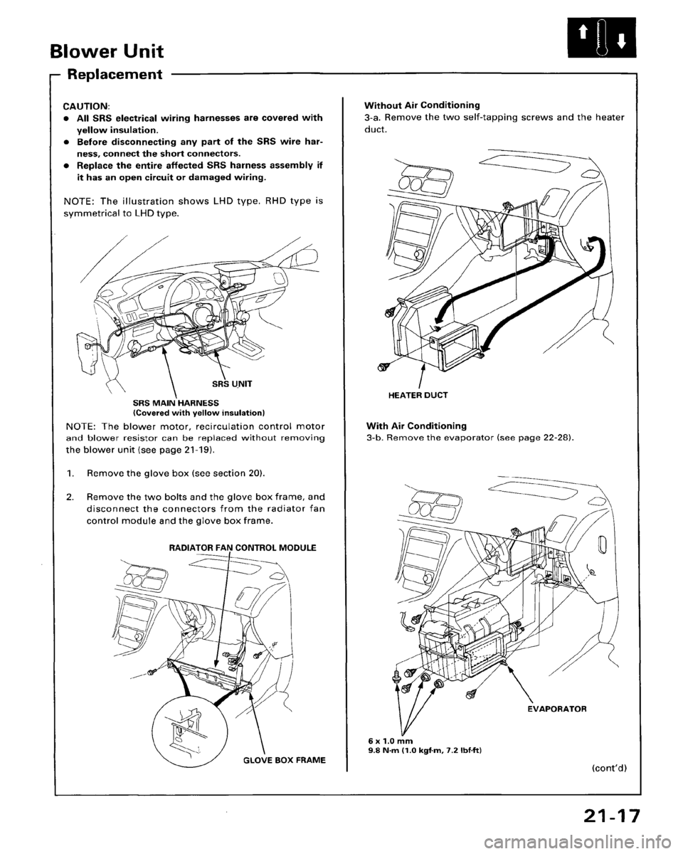HONDA ACCORD 1995  Service Repair Manual 