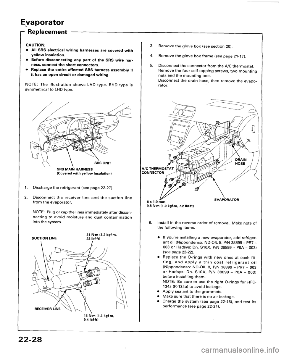 HONDA ACCORD 1995  Service Repair Manual 