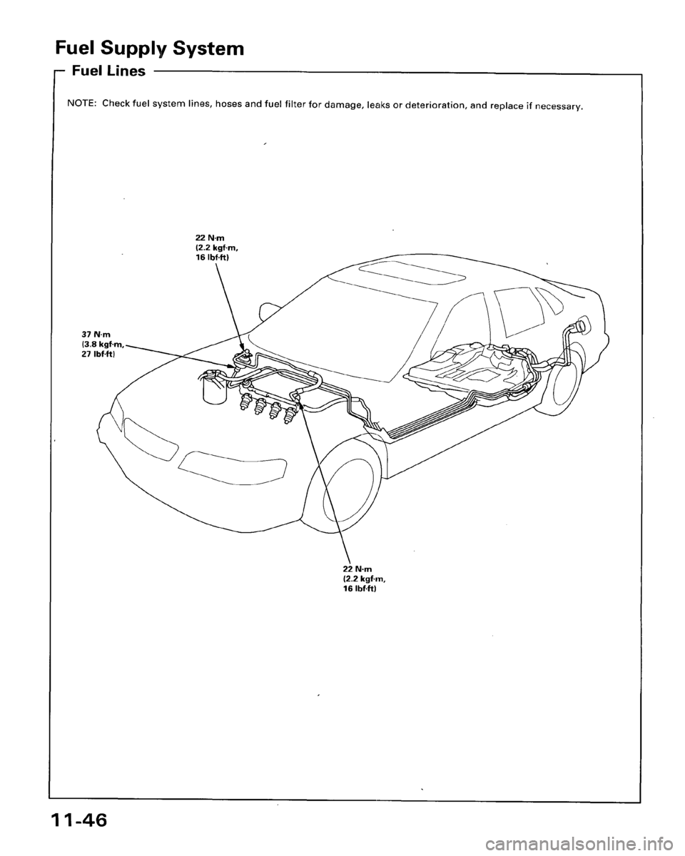HONDA ACCORD 1996  Service Manual Supplement 