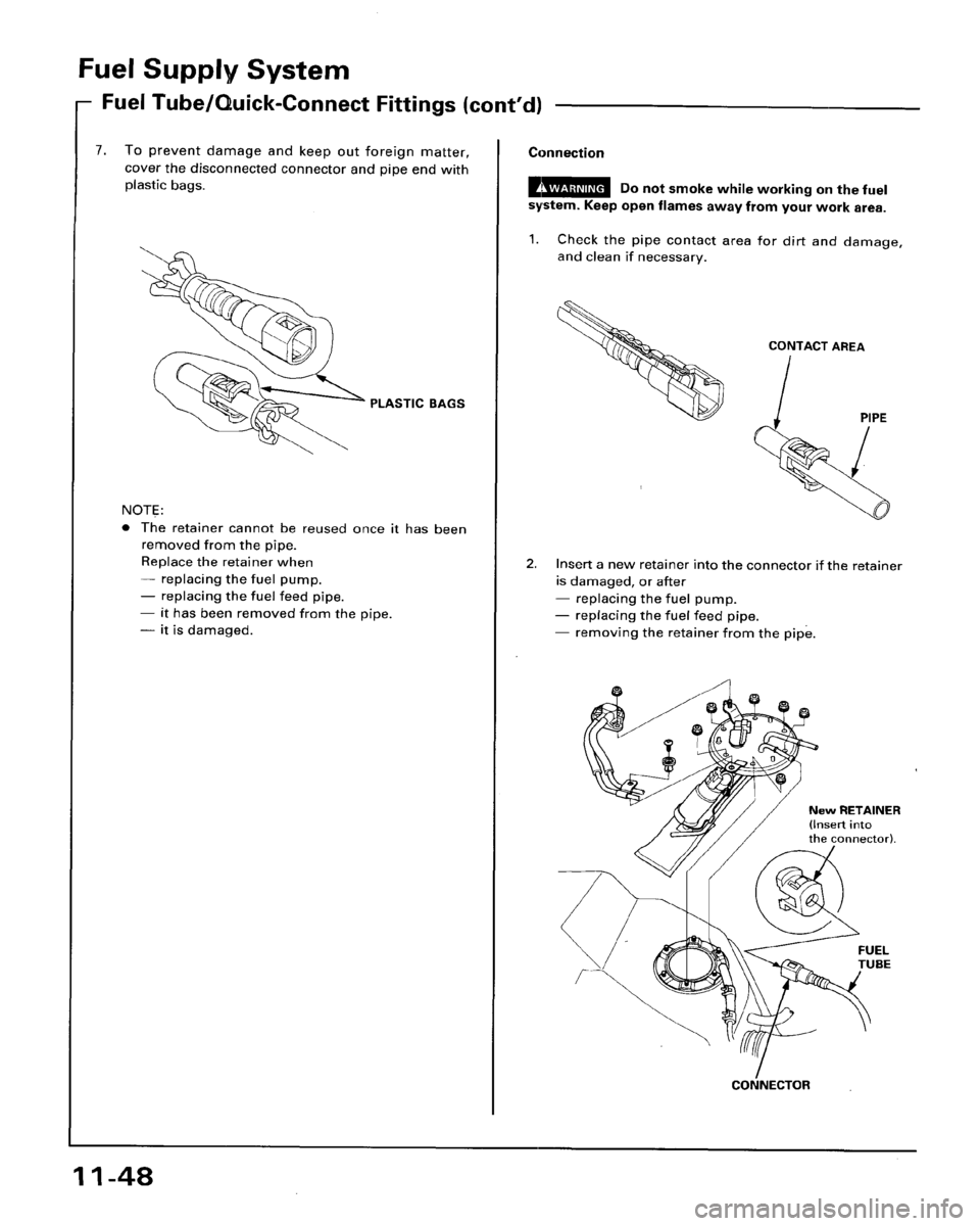 HONDA ACCORD 1996  Service Manual Supplement 