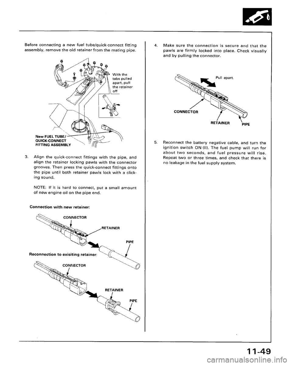 HONDA ACCORD 1996  Service Manual Supplement 