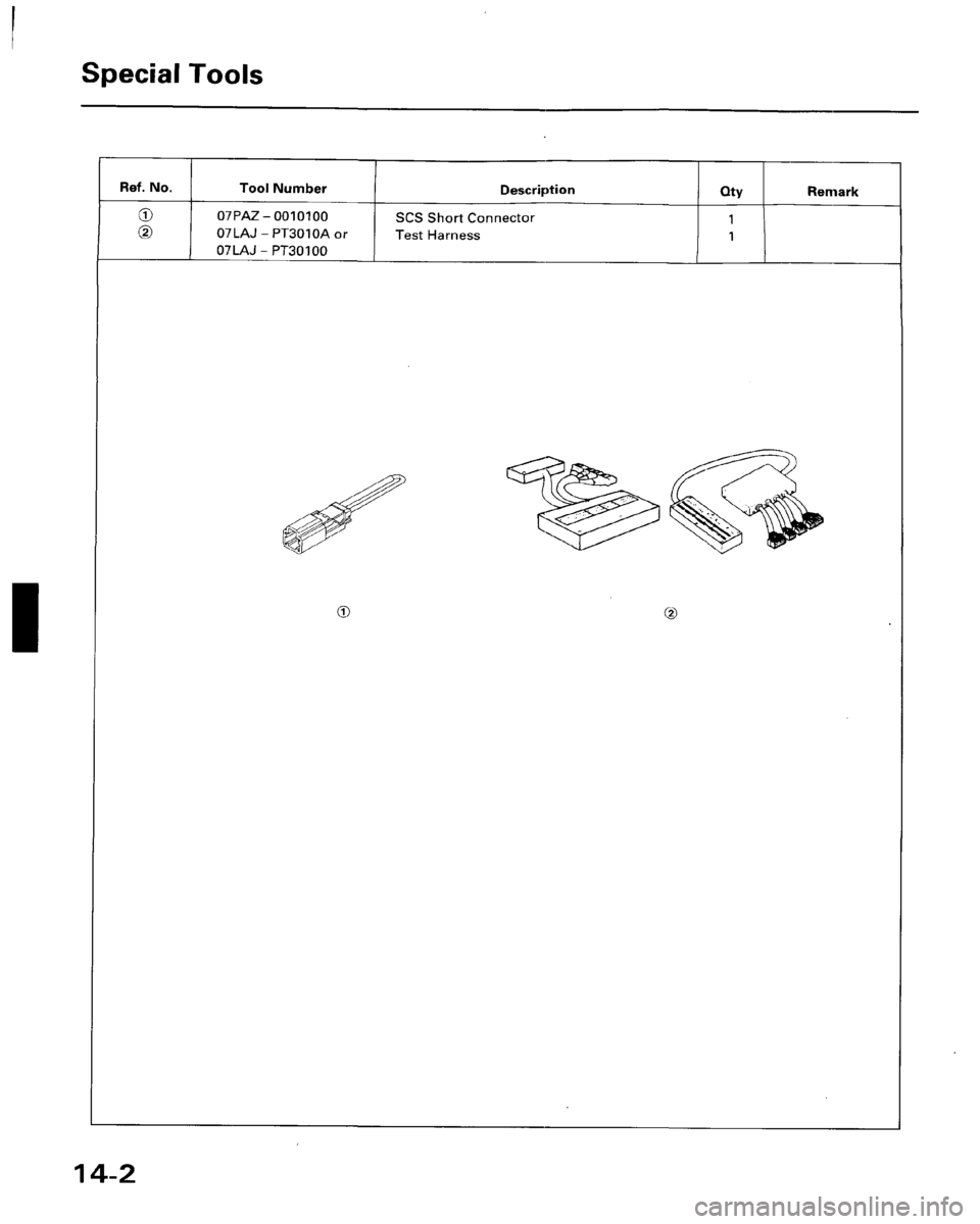 HONDA ACCORD 1996  Service Manual Supplement 
