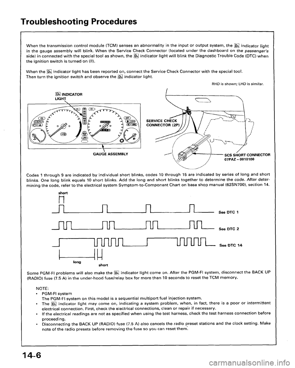 HONDA ACCORD 1996  Service Manual Supplement 