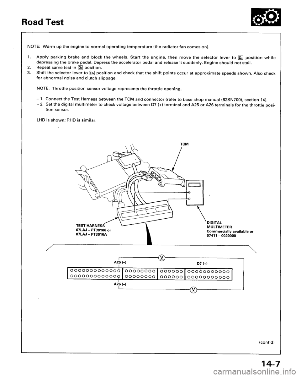 HONDA ACCORD 1996  Service Manual Supplement 
